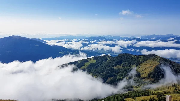 Una Vista Panorámica Del Valle Alpino Desde Cima Del Granattor — Foto de Stock