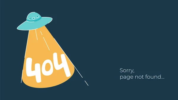 Illustrazione Del Concetto Connessione Internet 404 Pagina Errore Non Trovata — Vettoriale Stock