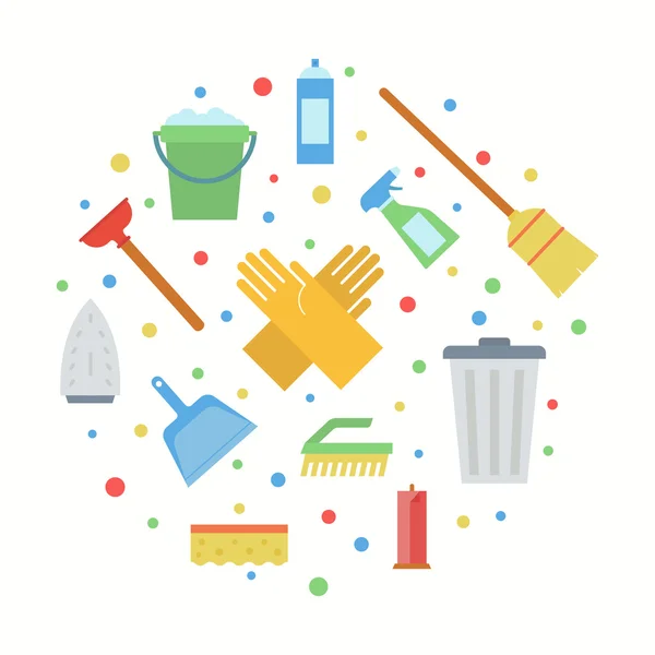 Cleaning vector illustration