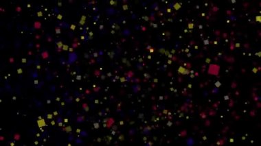 Andorra bayrağının kutlama animasyonlu arka plan havai fişek görünür