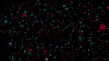 Azerbaycan bayrağının kutlama animasyonlu arka plan havai fişek görünür