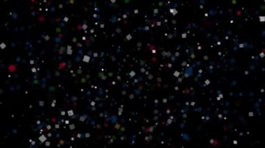 Belize bayrağının kutlama animasyonlu arka plan havai fişek görünür