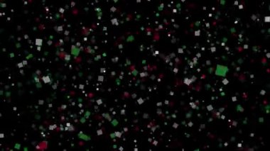 Burundi bayrağının kutlama animasyonlu arka plan havai fişek görünür