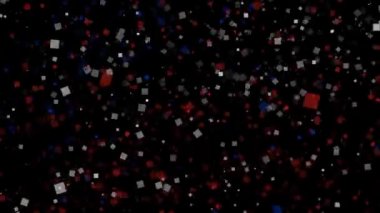 Şili bayrağının kutlama animasyonlu arka plan havai fişek görünür