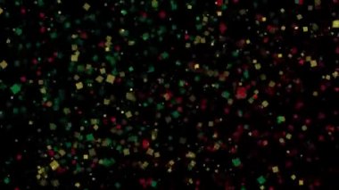 Kongo bayrağının kutlama animasyonlu arka plan havai fişek görünür