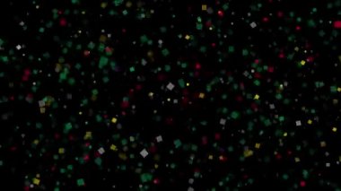 Dominika bayrağı nın kutlama animasyonlu arka plan havai fişek görünür