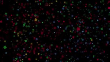 Eritre bayrağının kutlama animasyonlu arka plan havai fişek görünür