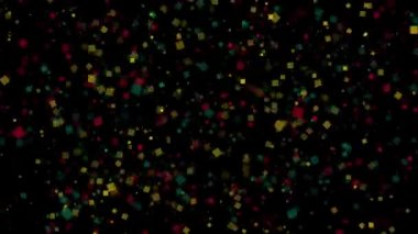 Grenada bayrağının kutlama animasyonlu arka plan havai fişek görünür