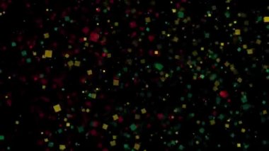 Gine-Bissau bayrağı nın kutlama animasyonlu arka plan havai fişek görünür