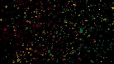 Gine bayrağı nın kutlama animasyonlu arka plan havai fişek görünür