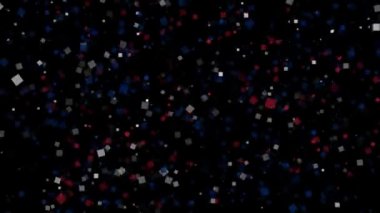 İzlanda bayrağının kutlama animasyonlu arka plan havai fişek görünür