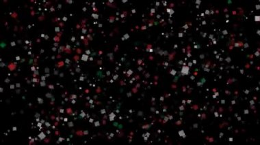 Lübnan bayrağının kutlama animasyonlu arka plan havai fişek görünür