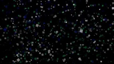 Lesotho bayrağının kutlama animasyonlu arka plan havai fişek görünür