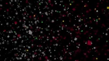 Malta bayrağının kutlama animasyonlu arka plan havai fişek görünür