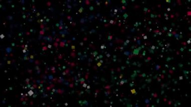 Namibya bayrağı kutlama animasyonlu arka plan havai fişek görünür