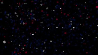 Yeni Zelanda bayrağı kutlama animasyonlu arka plan havai fişek görünür