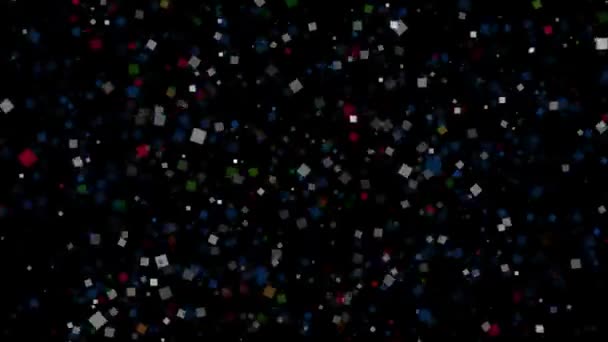 fond animé de fête du drapeau du Belize apparaissent de feux d'artifice 