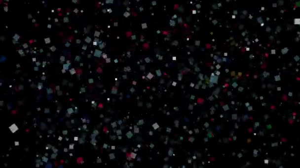 fond animé de fête du drapeau des Fidji apparaissent de feux d'artifice 