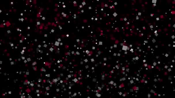 モナコの旗の祝賀アニメの背景が花火から登場 — ストック動画