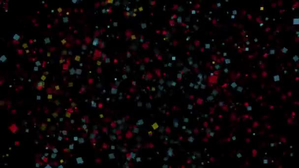 fond animé de fête du drapeau de la Mongolie apparaissent de feux d'artifice 