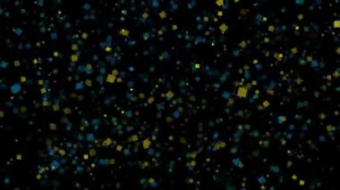 Ruanda bayrağının kutlama animasyonlu arka plan havai fişek görünür