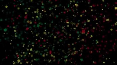 Senegal bayrağı nın kutlama animasyonlu arka plan havai fişek görünür