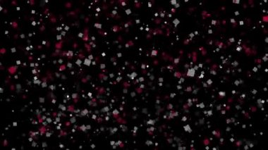 Singapur bayrağı kutlama animasyonlu arka plan havai fişek görünür