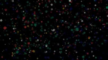 Güney Kore bayrağı kutlama animasyonlu arka plan havai fişek görünür