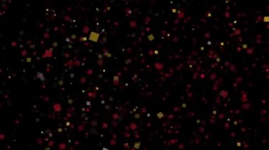 Timor-Leste bayrağının kutlama animasyonlu arka plan havai fişek görünür