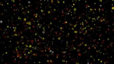 Uganda bayrağının kutlama animasyonlu arka plan havai fişek görünür