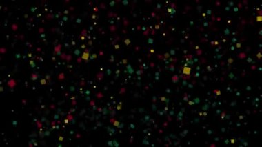 Vanuatu bayrağının kutlama animasyonlu arka plan havai fişek görünür