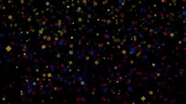 Venezuela bayrağının kutlama animasyonlu arka plan havai fişek görünür