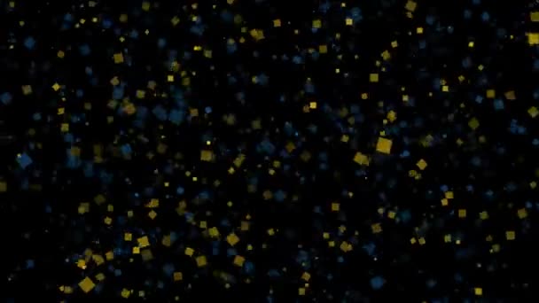 A svéd lobogó ünnepi animációs hátteret jelent a tűzijátékok — Stock videók