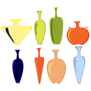 amphoras ile renkli simgeler