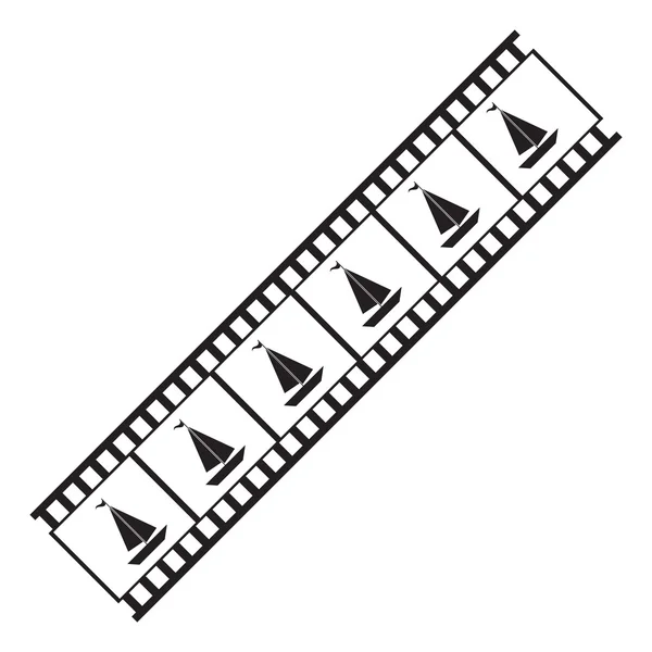 Imagen vectorial de película — Vector de stock