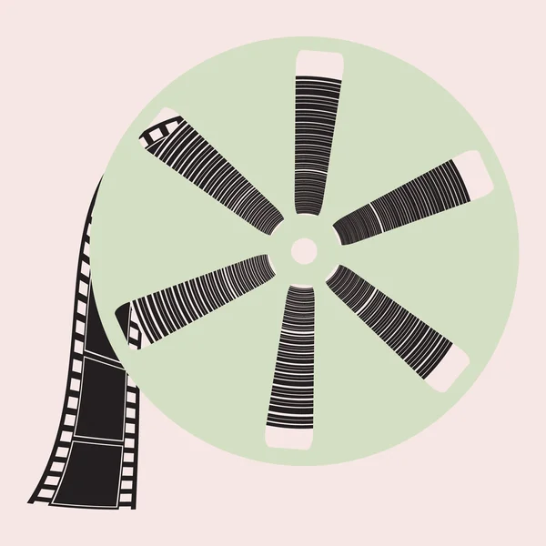 Imagen en color de la película — Vector de stock