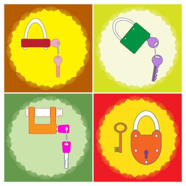 Vektör görüntü tuşları ile kilitleri