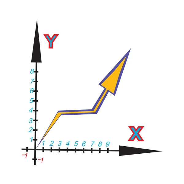 Farbbild-mathematische Graphik — Stockvektor