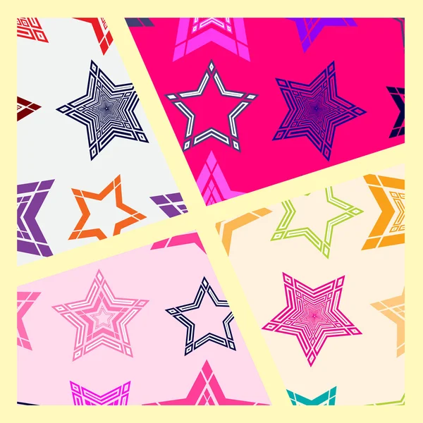 Fondo sin costuras con estrellas — Vector de stock