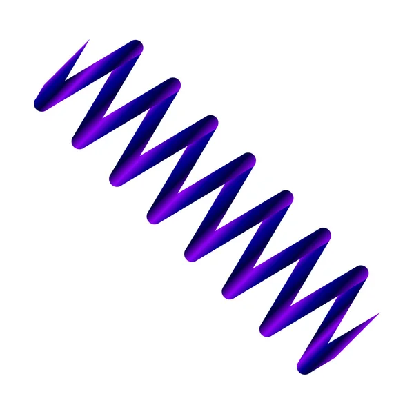 Monochromes Symbol mit Feder — Stockvektor