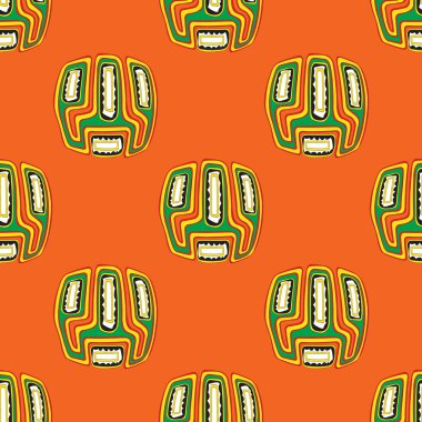 Afrika desenleri ile Seamless Modeli