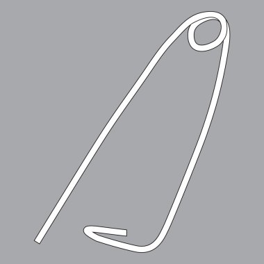 metal bir iğne vektör görüntü