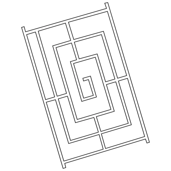 Obrázek z geometrických tvarů — Stockový vektor