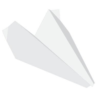 Vektör çizim kağıt uçak