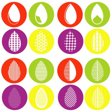 tek renkli simge damla ile ayarla