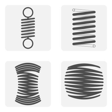 tek renkli simge yayları olan ayarla