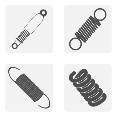 tek renkli simge yayları olan ayarla