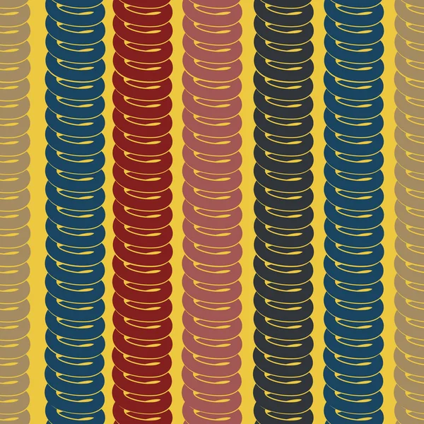Fond sans couture avec ressort, spirale — Image vectorielle
