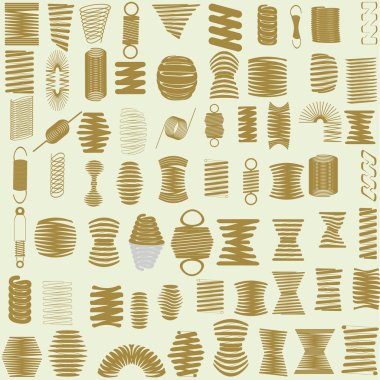 tek renkli simge yayları olan ayarla