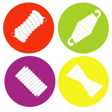 tek renkli simge yayları olan ayarla